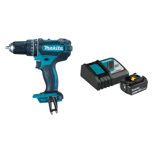 Makita LXT 18V Combi Drill with 1 x 5.0Ah Battery, Charger & Case