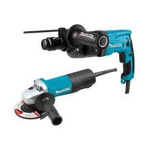 Makita Rotary Hammer & Grinder Combo (HR2470 & 9557HPG) w/bits & discs