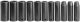 Powermate Vx 024-0087CT 1/2-Inch Drive Impact Socket Set