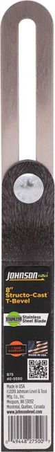 Johnson Structo-Cast Sliding T-Bevel 8
