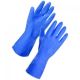 Blue Latex Household Gloves - M