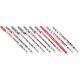 Diablo T-Shank Jigsaw Blad Set for Wood & Metal - 10pc