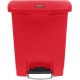 Rubbermaid Slim Jim 8G/30L Step On Bin Red