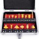 Router Bits Set of 15 Pcs 1/4