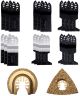 20pc Wood/Metal Oscillating Multitool Quick Release Saw Blades