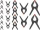 Black & Decker Spring Clamp Set Assorted 18 pc
