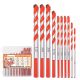 Dianrui 10pc Masonry Carbide Bit Set for Concrete, Glass, Tile, Plastic 5/32-1/2