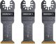 Arrow Titanium Coated Bi-Metal Oscillating Tool Saw Blade 1 1/4 inch, 3-Pack