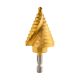NEIKO Quick Change Spiral Grooved Step Drill Bit | 10 Step