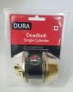 Dura Deadbolt Single Cylinder PB