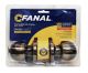 Fanal Single Cylinder Bolton Knob Entrance Lock - AB