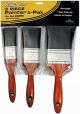 Linzer 3pc Polyester Paint Brush Set (1 1/2