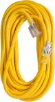 GB 50' 12 AWG 15A/125V AC XtraHD Outdoor Single Receptacle Extension Cord Yellow