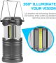 Lichamp LED Pop Up Lanterns Bright Battery Powered Hanging Lanterns 350 Lumens