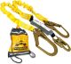 KwikSafety PYTHON Double Leg  6' Safety Lanyard OSHA ANSI Fall Protection