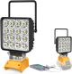 Portable LED Work Light for Dewalt 20v Battery 48W 4800LM w/Rotating Stand