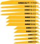 Dewalt Reciprocating Saw Blade Set 12pc