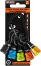Railer Bit Holder Keychain 5pc - Multi Color