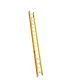 Werner 32' Fiberglass Glidesafe Tri-Rung Extension Ladder 300lb Load Cap Type IA