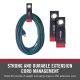VELCRO Brand Black Easy-hang Extension Cord Strap 1 1/2