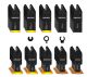 AMZWEI 50pc Professional Titanium Oscillating Multi Tool Blade Kit