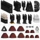 KELIN118pc Multitool Blade Kits Cutting & Sandpaper Oscillating Tool Accessories