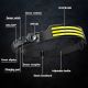 DAWINSIE LED Headlamp Rechargeable 230° Wide Beam with Motion Sensor W/P