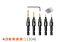 OAOJUBR 5PCS Countersink Drill Bit 5/64