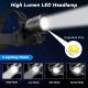 KYEKIO Rechargeable Head Lamp 3000L 4 Modes 90°Adjustable