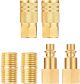 FloFlex Air Hose Fittings 6pc 1/4