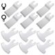 DLSHWXU Diamond Oscillating Blade Set 12pc -Carbide Grout Removal Multi-Tool Saw