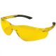 Delta Plus Frameless Wrap Around Yellow Anti Scratch Safety Glasses