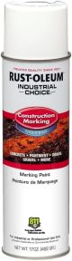 Rust-Oleum Ind Choice Inverted Water-Based Marking Spray Paint White 17oz