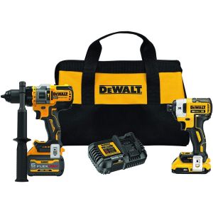 DEWALT FLEXVOLT ADVANTAGE 20V MAX Combo Kit with Hammer Drill & Impact Driver