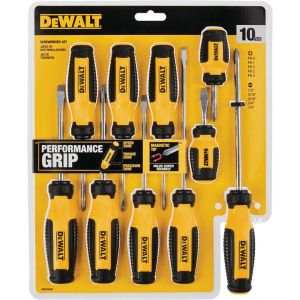Dewalt Fixed Bar Screwdriver Set 10pc