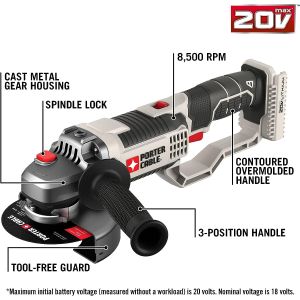 Porter Cable 20V MAX Cordless Cut-Off/Grinder (Tool Only)