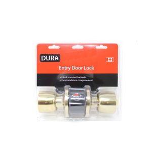 Dura Single Cylinder Tulip Entrance Lock - PB