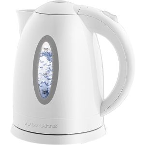 OVENTE White Electric Kettle 1.7L Cordless