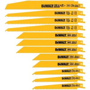 Dewalt Reciprocating Saw Blade Set 12pc