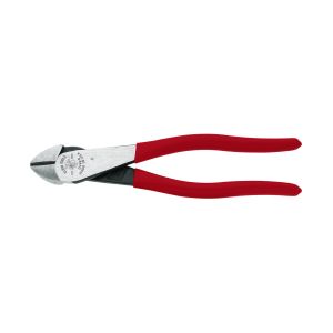 KLEIN D2488 Diagonal Cutting Pliers, Angled Head, Short Jaw, 8-Inch - Image