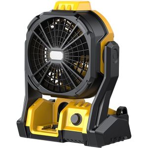 DeForce Battery Operated Fan, for DeWalt 20V Max Battery (Battery Not Included)