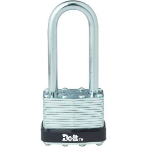 Do it Long Shackle Laminated Steel Padlocks 1 1/2