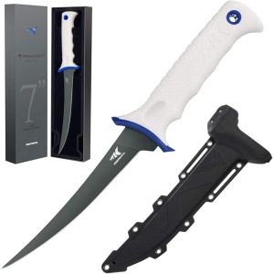 KastKing Spartacus Fillet Knife, Razor Sharp 8Cr14 Stainless-Steel Blade 7
