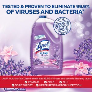 Lysol Multi-Surface Cleaner Sanitizing and Disinfecting Pour Lavender