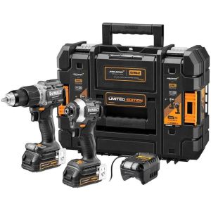 Dewalt 20V McLaren F1 Team 20V XR Brushless Twin Kit Hammer Drill Driver& Impact