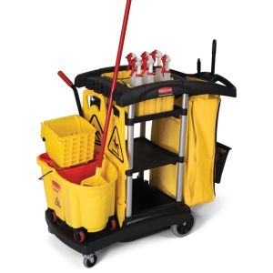 Rubbermaid Janitorial Cleaning Cart - High Capacity