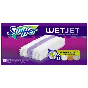 Swiffer 15-count refill pack of Swiffer WetJet Mopping Pads