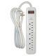 Prime Wire 6-Outlet Household Electronics Surge Protector with 14/3 SJT 8' Cord