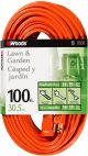 Woods 16G/3 100' SJTW Orange Extension Cord