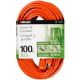 Woods 16G/3 100' SJTW Orange Extension Cord